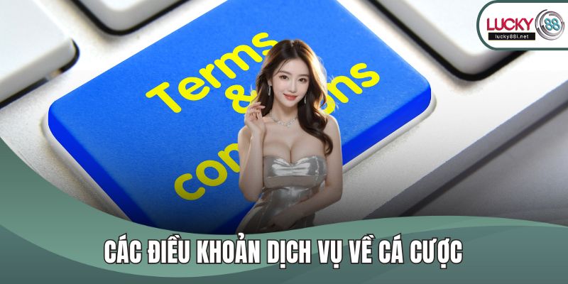 Điều Khoản Dịch Vụ Các điều khoản dịch vụ về cá cược