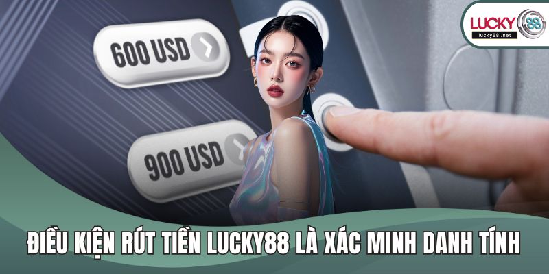 Rút Tiền LUCKY88 Điều kiện rút tiền LUCKY88 là xác minh danh tính
